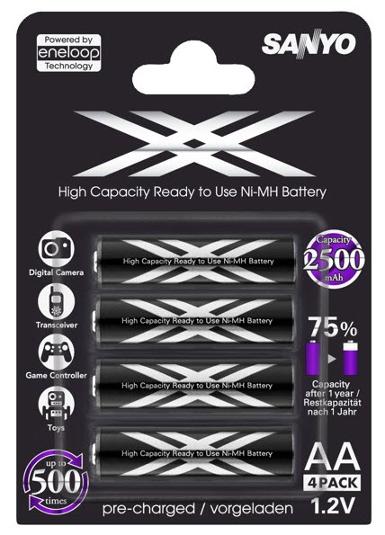 sanyo eneloop DoubleXX_2500